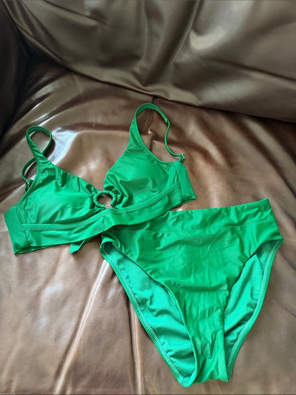 bar III Emerald Green Bikini
